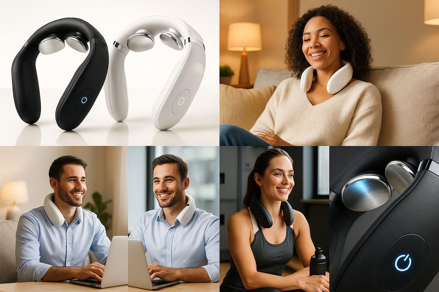 NeckZen™ Pro – Masajeador Cervical Inteligente Premium