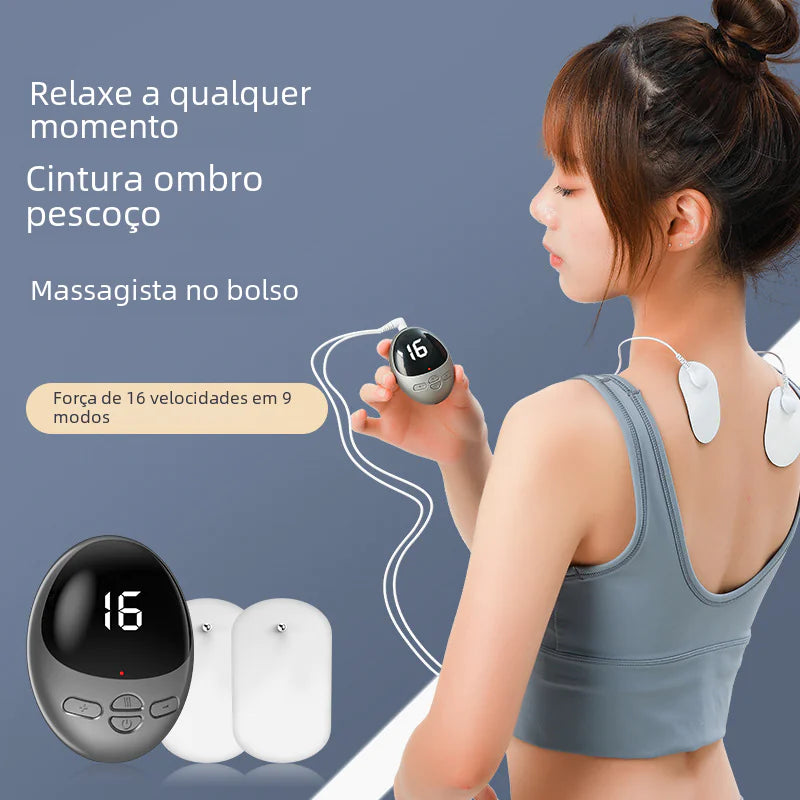 Mini Parche de Masaje EMS – Dispositivo Portátil de Terapia Electrónica