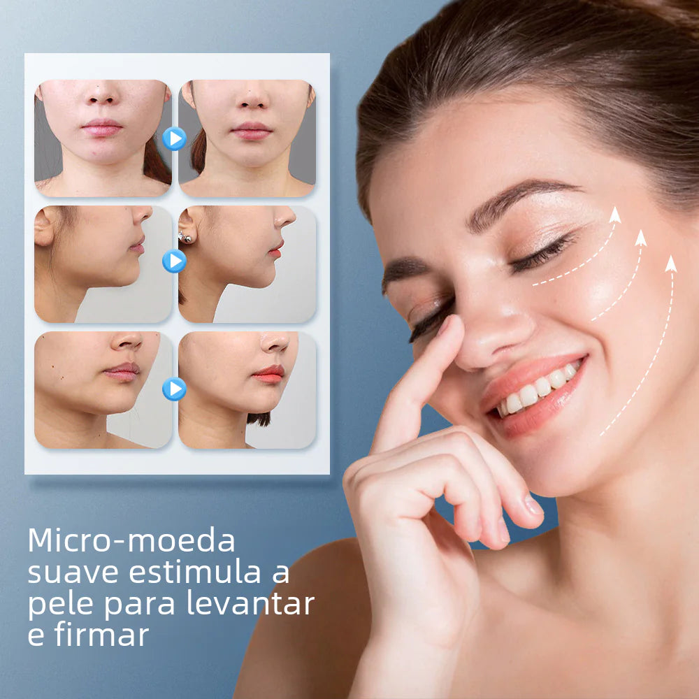 Masajeador Facial de Microcorrientes EMS con Electrodos