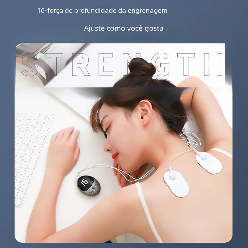 Mini Parche de Masaje EMS – Dispositivo Portátil de Terapia Electrónica