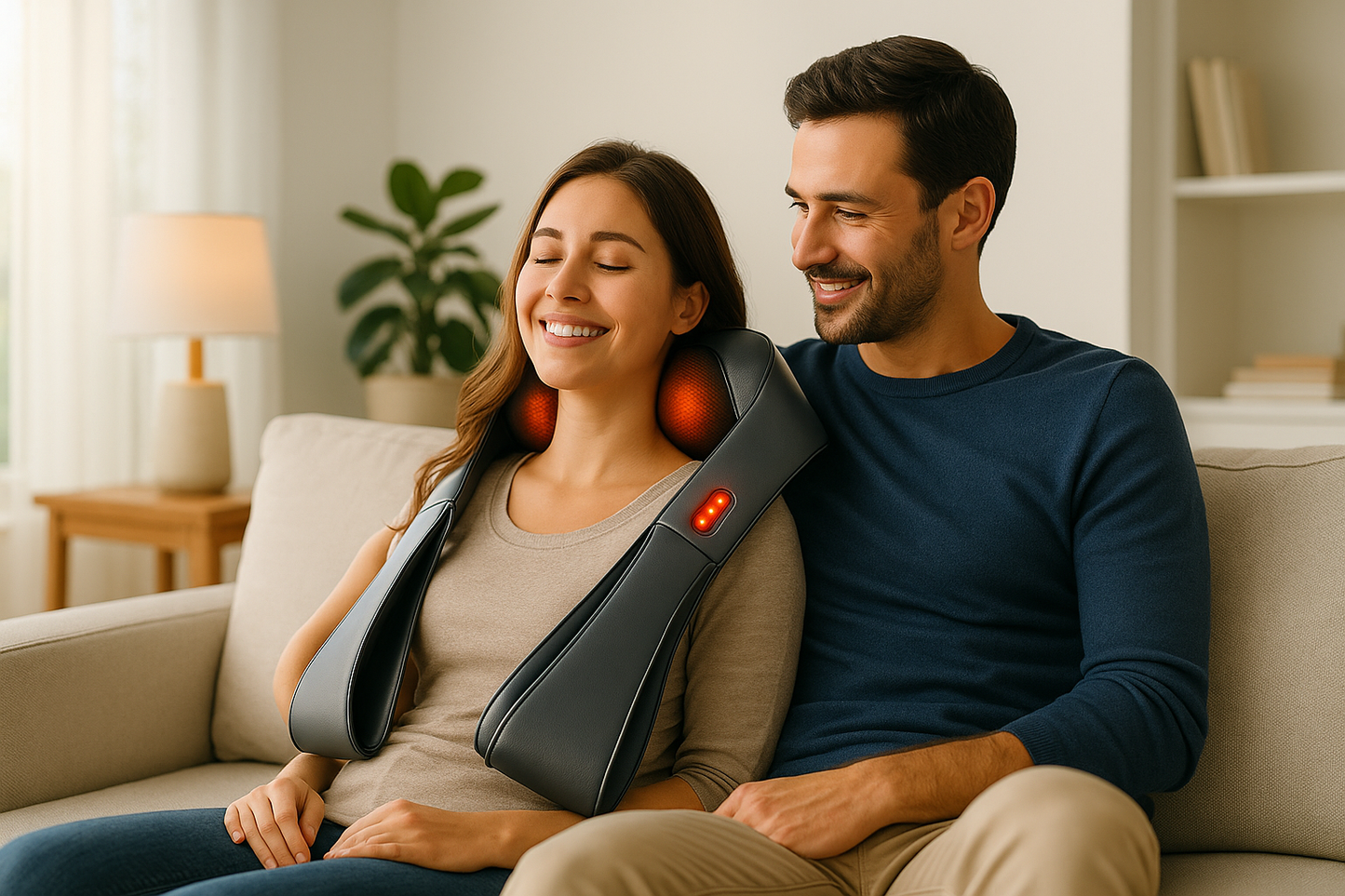 Masajeador Cervical y de Espalda con Calor – Cervical Back Massager