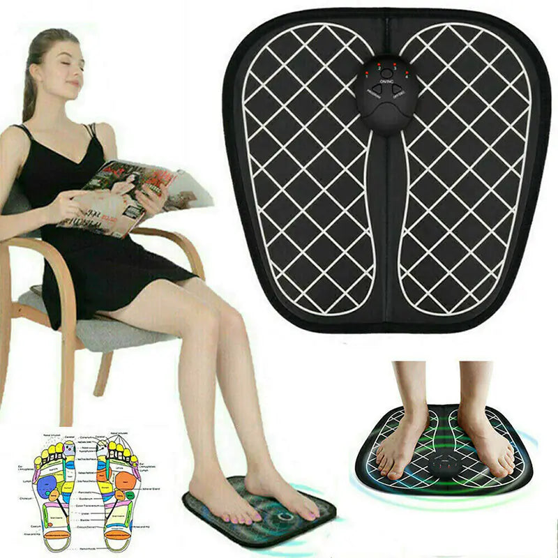 Foot Massager Pad with EMS – Muscle Relief & Circulation Therapy