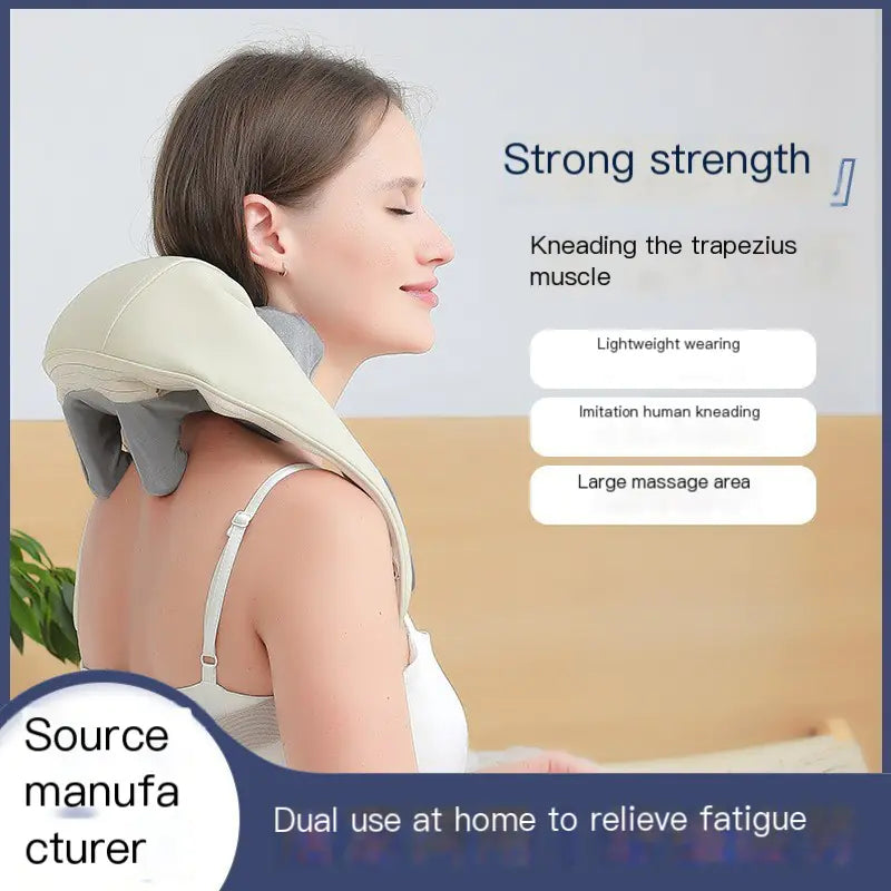 Masajeador Eléctrico para Cuello y Hombros para Alivio del Dolor