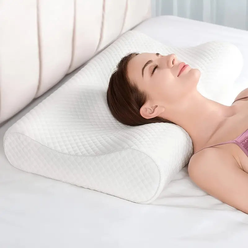 Ergonomic Memory Foam Pillow – Neck & Shoulder Pain Relief