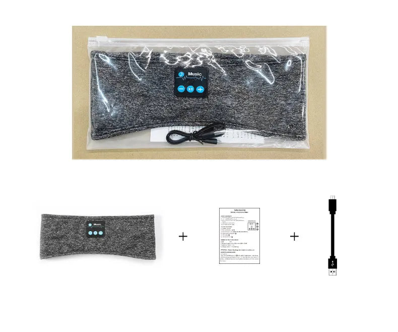 Diadema Deportiva con Bluetooth para Dormir y Música