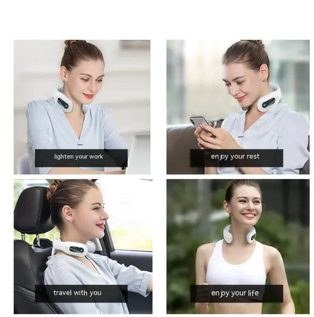 NeckZen™ Pro – Masajeador Cervical Inteligente Premium