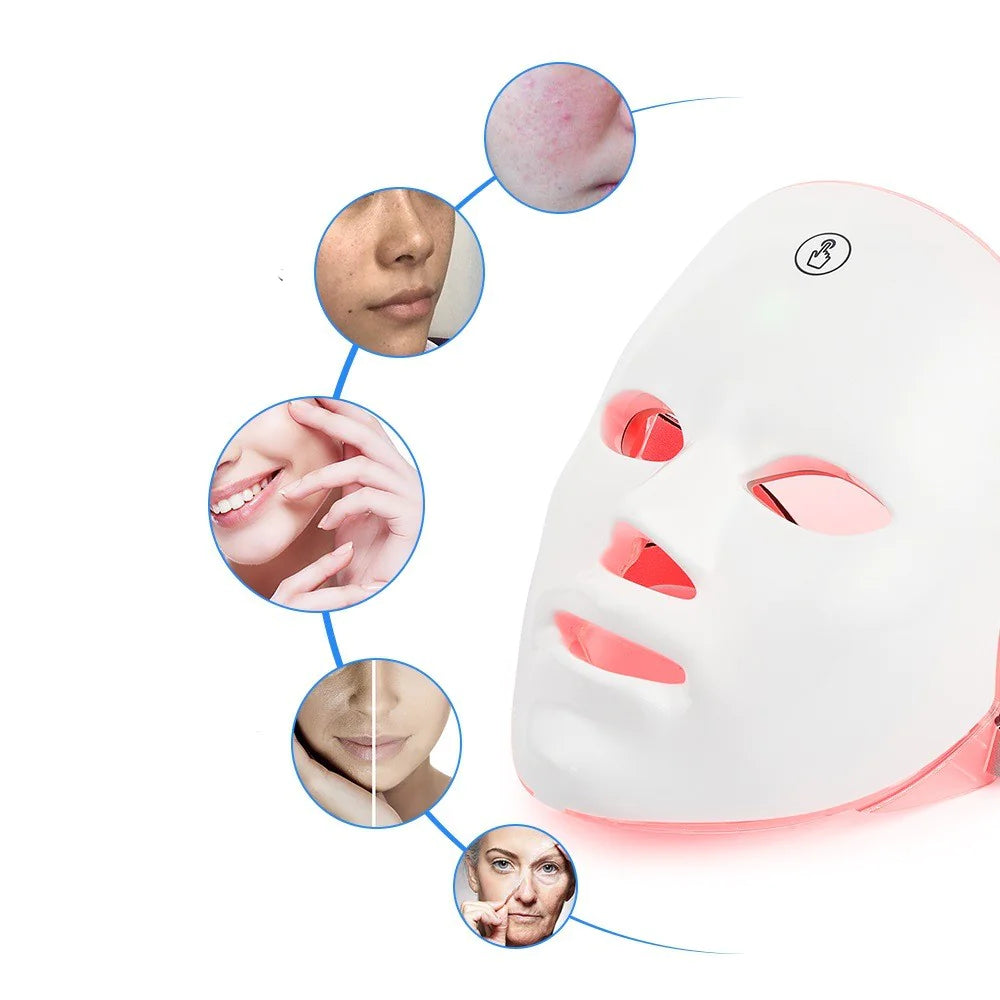Máscara de Terapia Facial LED – Rejuvenecimiento y Cuidado de la Piel