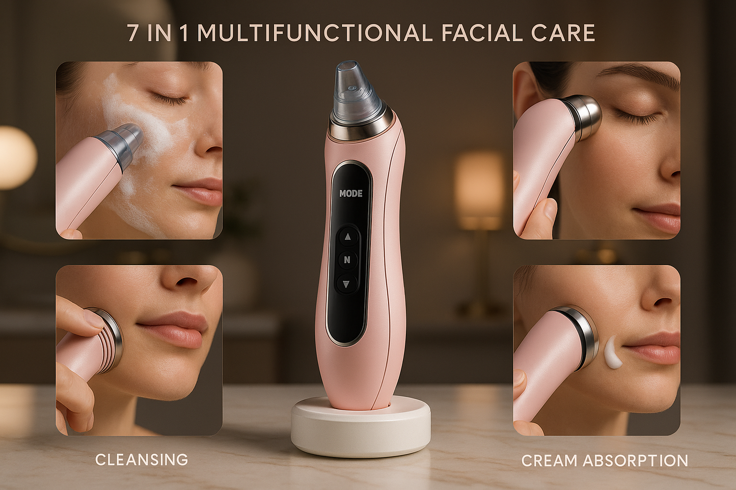 7-in-1 LED Facial Rejuvenator & Massager
