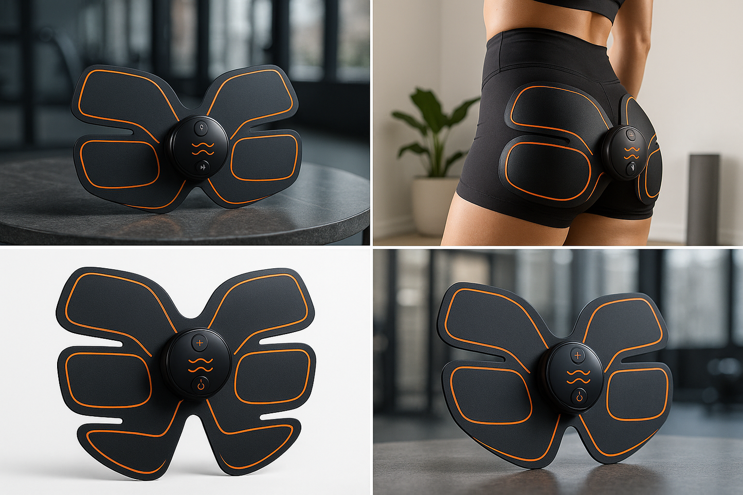 Estimulador de Entrenamiento Muscular de Caderas EMS, Masajeador de Fitness para Abdominales, Levantamiento y Adelgazamiento de Glúteos, Perdida de Peso