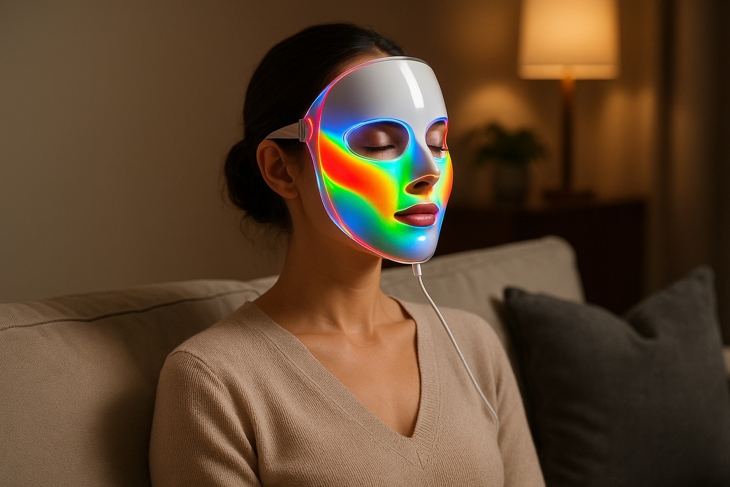 Máscara de Terapia Facial LED – Rejuvenecimiento y Cuidado de la Piel