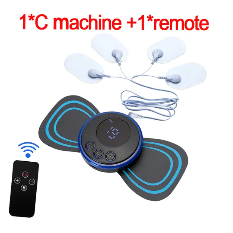 Masajeador Portátil de Cuello y Hombros con Pulso Eléctrico EMS Mini