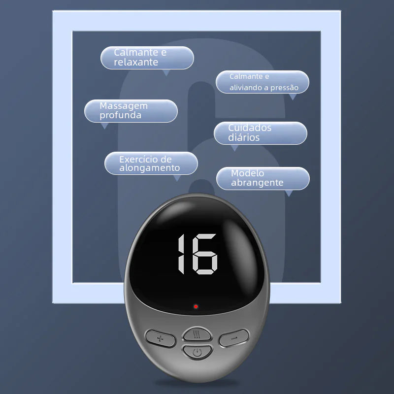 Mini Parche de Masaje EMS – Dispositivo Portátil de Terapia Electrónica